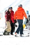  Heidi Klum goes snowboarding