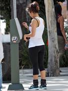 Brenda Song - booty in tights while out in LA 04/25/13