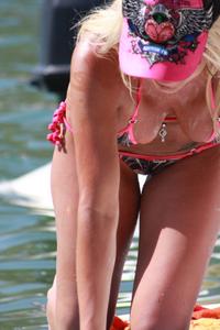 Lake Havasu_ In the Channel, One HOT HOT Bikini Babe doing the Dildo Beer Funnel-h40seh4itv.jpg